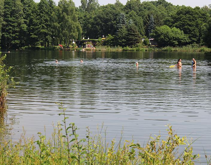 Ferienpark Tannenbruchsee Neustadt am Rübenberge Exterior foto